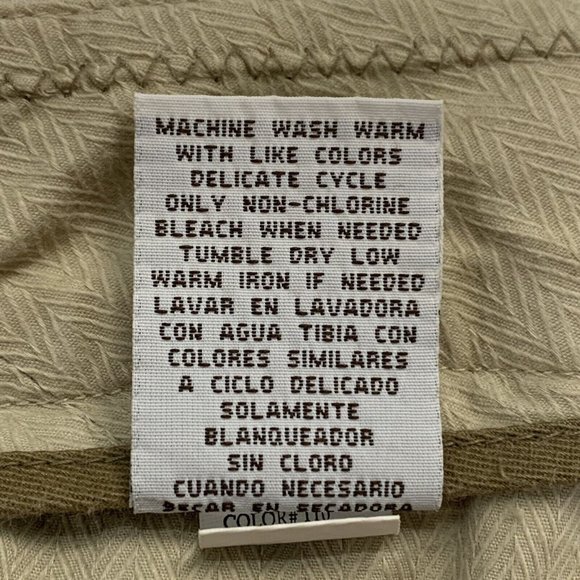 Perry Ellis Cottons Men's Chino Flat Front Pants 36x34* Beige - Picture 11 of 11